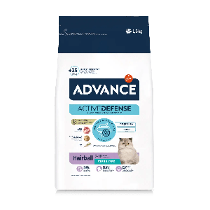 Advance Cat Sterilised Hairball ar tītaru 1.5kg