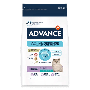 Advance Cat Sterilised Hairball ar tītaru 3kg