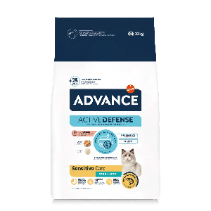 Advance Cat Sterilised Sensitive ar lasi 10kg