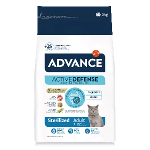 Advance Cat Sterilised Turkey ar tītaru 3kg