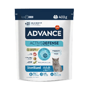 Advance Cat Sterilised Turkey ar tītaru 400g