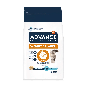 Advance VET Cat Weight Balance barība kaķiem ar lieko svaru 1.25kg