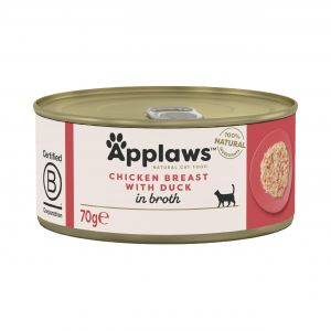 Applaws Cat Chicken Breast with Duck konservi kaķiem ar vistas krūtiņu un pīli 70g