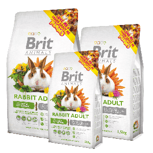 Brit Animals Rabbit Adult complete barība trušiem 1.5kg