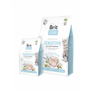 Brit Care Cat GF Insect&Fresh Herring bezgraudu barība kaķiem ar siļķi un kukaiņiem 2kg