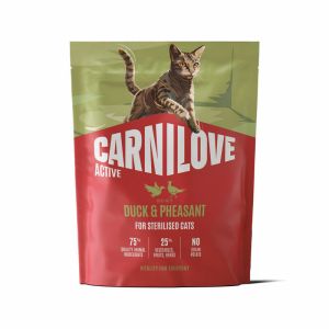 Carnilove Cat Active Sterilised Duck & Pheasant sausā barība sterilizētiem kaķiem pīle ar fazānu 400g