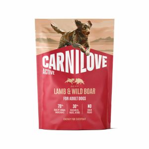 Carnilove Dog Active Adult Lamb & Wild Boar barība suņiem jērs ar mažacūku 1,5 kg