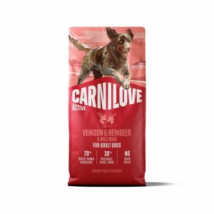Carnilove Dog Active Adult Venison & Reindeer & Wild Boar barība suņiem brieža gaļa ar mežacūku 12 kg