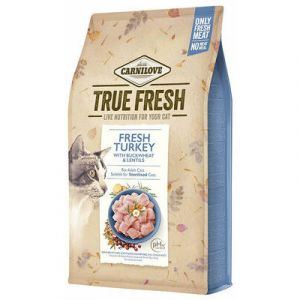Carnilove Cat True Fresh Turkey bezdraudu barība kaķiem ar tītaru 4.8kg