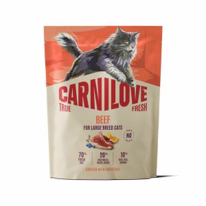 Carnilove Cat True Fresh Large Breeds Beef  sausā barība lielo šķirņu kaķiem ar liellopu 400g