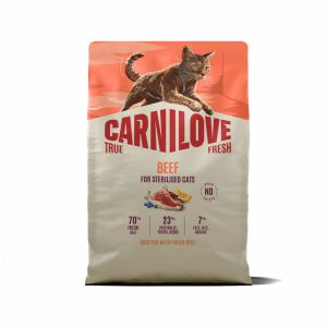 Carnilove Cat True Fresh Sterilised Beef sausā barība sterilizētiem kaķiem ar liellopu 2kg