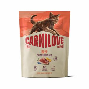 Carnilove Cat True Fresh Sterilised Beef sausā barība sterilizētiem kaķiem ar liellopu 400g