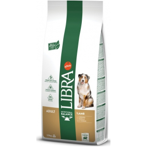 Libra Dog Adult Lamb sausā barība visu šķirņu suņiem ar jēru 14kg