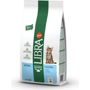 Libra Cat Kitten barība kaķēniem no 2 līdz12 mēnešiem ar vistu 1,5 kg