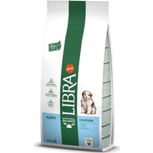 Libra Dog Puppy Chicken pilnvērtīga barība  kucēniem ar vistu 12kg