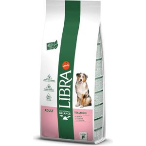 Libra Dog Adult Salmon, pilnvērtīga barība pieaugušiem suņiem, ar lasi 14kg