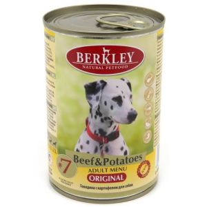 Berkley Dog Beef&Potato konservi suņiem ar liellopu un kartupeļiem 400g