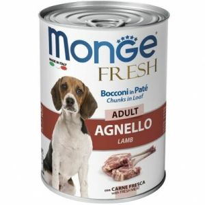 Monge Fresh Chunks ADULT with Lamb konservi suņiem ar jēru 400g