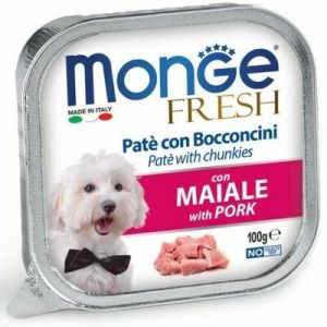 Monge Fresh pate with Pork konservi suņiem pastēte ar cūku 100g
