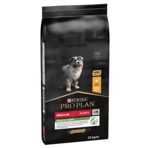 Pro Plan Medium Puppy barība vidējo šķirņu kucēniem ar vistu 12kg