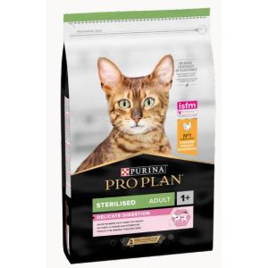 Pro Plan Cat Sterilised Delicate barība sterilizētiem kaķiem ar vistu 10kg