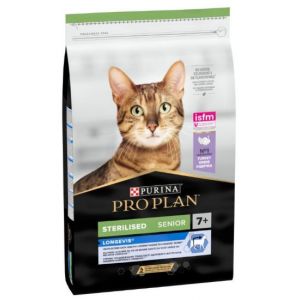 Pro Plan Cat Sterilised Longevis barība sterilizētiem kaķiem ar tītaru 7+ 1.5kg