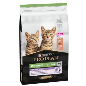 Pro Plan Kitten Sterilised barība sterilizētiem kaķēniem ar lasi 10kg