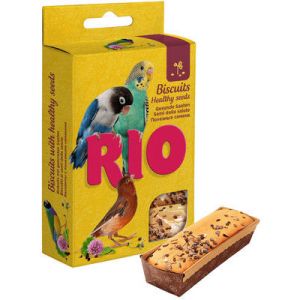 RIO Biscuits with healthy seeds for all types of birds cepumi visu veidu putniem 5x7g