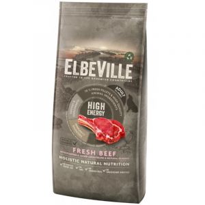 ELBEVILLE Adult All Breeds Fresh Beef High Energy ar liellopu 11.4 kg