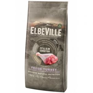 ELBEVILLE Adult All Breeds Fresh Turkey Fit and Slim Condition ar tītaru 11,4 kg