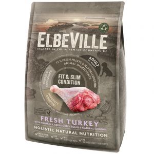 ELBEVILLE Adult All Breeds Fresh Turkey Fit and Slim Condition ar tītaru 4 kg