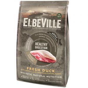 ELBEVILLE Adult Mini Fresh Duck Healthy Digestion ar pīli 1,4 kg