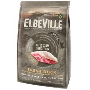 ELBEVILLE Senior Mini Fresh Duck Fit and Slim Condition ar pīli 1.4kg