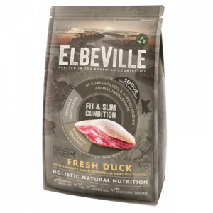 ELBEVILLE Senior Mini Fresh Duck Fit and Slim Condition ar pīli 4kg